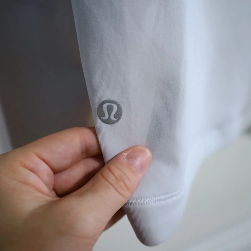 Lululemon AirWrap Pullover Hoodie Alpine White Womens Size 4 - Picture 6 of 10